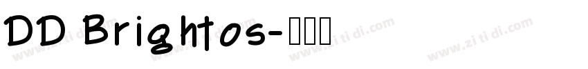 DD Brightos字体转换